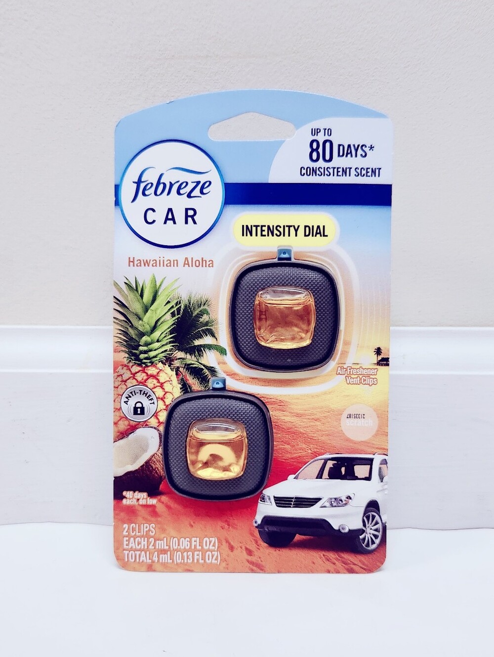 🔮3/$15 Febreze Car Air Freshener Vent Clip Hawaiian Aloha